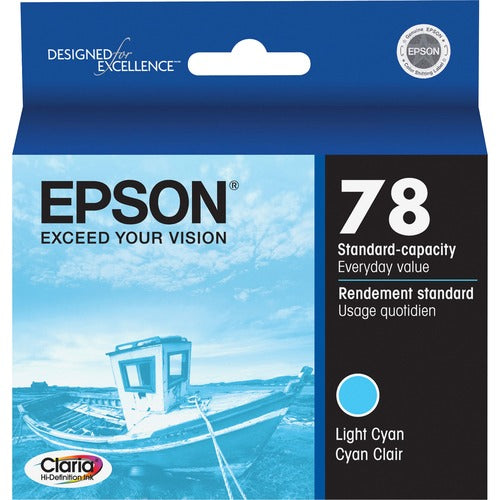 Epson Claria T078520 Light Cyan Ink Cartridge T078520-S