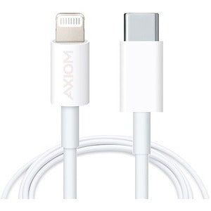 Axiom Lightning to USB-C M/M Adapter Cable - White 3ft LGMUSBCMW03-AX