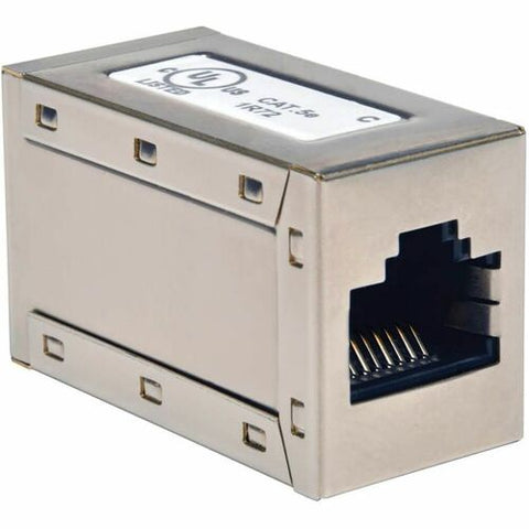 Tripp Lite by Eaton Cat5e Straight Through Modular Shielded In-Line Coupler (RJ45 F/F) N032-001