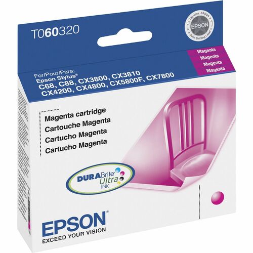 Epson DURABrite Ultra Magenta Ink Cartridge T060320-S
