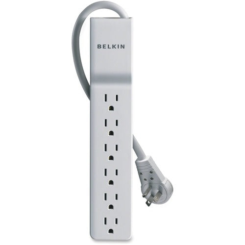 Belkin 6 Outlet Home/Office Surge Protector rotating plug 8' cord BE106000-08R