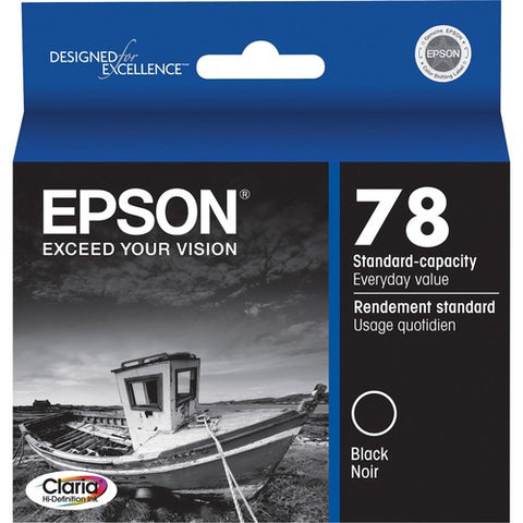 Epson Claria T078120 Black Ink Cartridge T078120-S