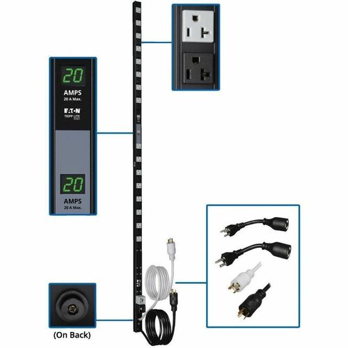 Tripp Lite by Eaton PDUMV40 PDU Metered DUAL 120V 40A 32 Outlet PDUMV40
