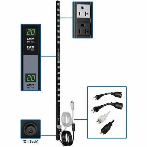 Tripp Lite by Eaton PDUMV40 PDU Metered DUAL 120V 40A 32 Outlet PDUMV40