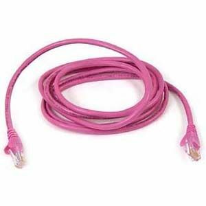 Belkin RJ45 Category 6 Snagless Patch Cable A3L980-06-PNK-S