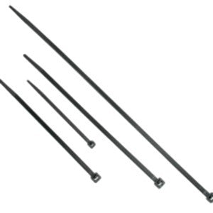 C2G 11.5in Reusable Cable Tie Multipack - Releasable Ties - 50 Pack - Black 43223