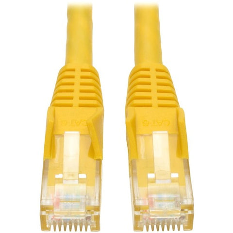 Tripp Lite by Eaton 20-ft. (6.09 m) Cat6 Yellow Gigabit Patch Cord Snagless Molded N201-020-YW