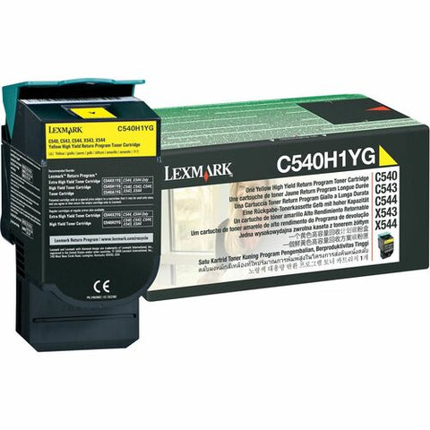 Lexmark C540H1 Series Toner Cartridges C540H1YG