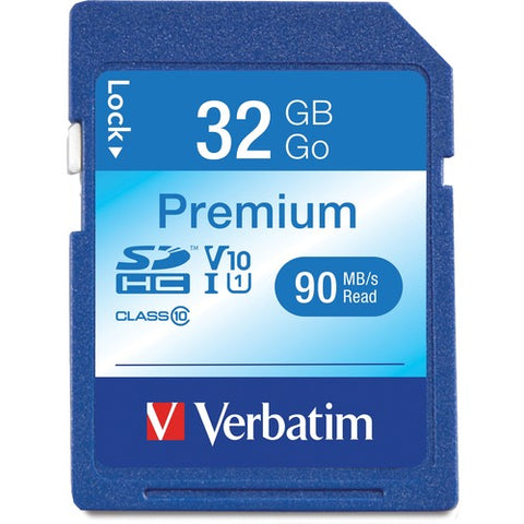 Verbatim Premium SDHC Memory Card 96871