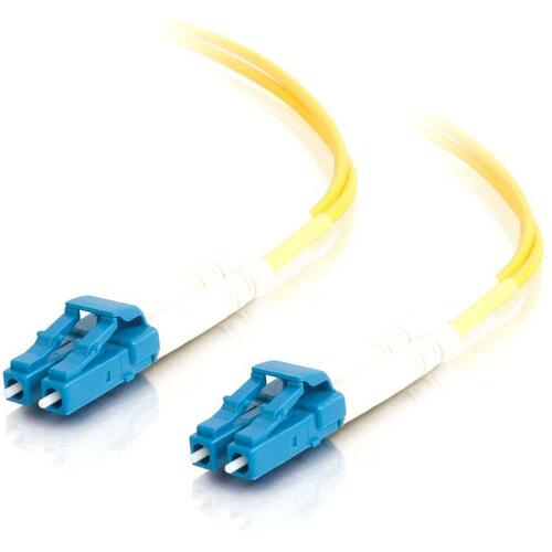C2G 7m LC-LC 9/125 OS2 Duplex Single-Mode PVC Fiber Optic Cable - Yellow 37462