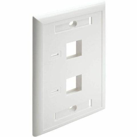 Tripp Lite by Eaton N042-001-WH 2-Socket Faceplate N042-001-WH