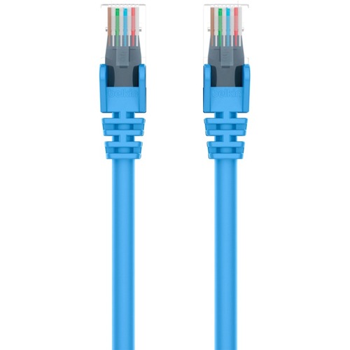 Belkin CAT6 Ethernet Patch Cable, RJ45, M/M A3L980-01-BLU