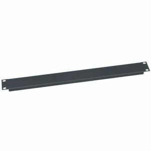 Middle Atlantic 1RU Flanged Blank Steel Rack Panel - Flat Black Powder Coat EB1