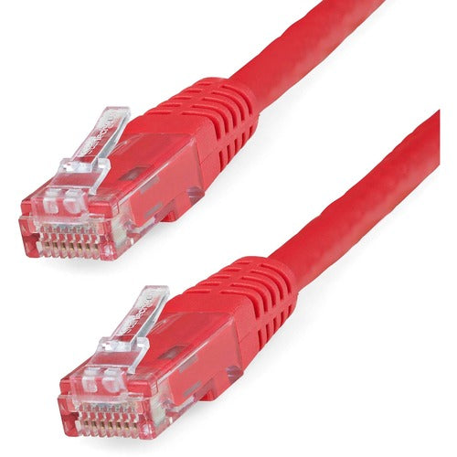 StarTech.com 20ft Red Cat6 UTP Patch Cable ETL Verified C6PATCH20RD