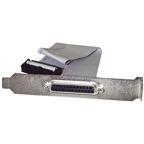 StarTech.com 16in DB25 Parallel Female to IDC 25 Pin Header Slot Plate PLATE25F16