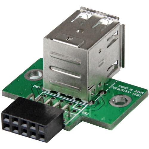 StarTech.com 2 Port USB Motherboard Header Adapter - USB A to USB 10 Pin Header F/F USBMBADAPT2