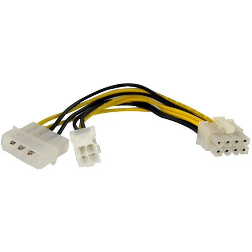 StarTech.com 6in 4 Pin to 8 Pin EPS Power Adapter with LP4 F/M EPS48ADAP