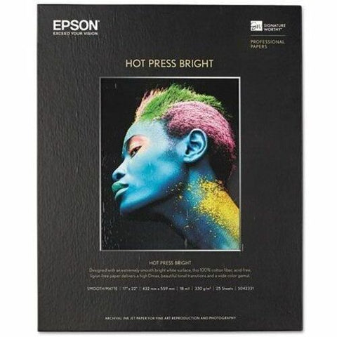 Epson Hot Press Bright Fine Art Paper S042331