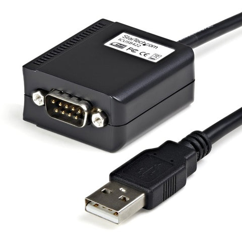 StarTech.com 6ft RS422/485 USB Serial Adapter with COM Retention ICUSB422