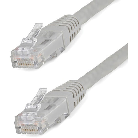 StarTech.com 6ft Gray Cat6 UTP Patch Cable ETL Verified C6PATCH6GR