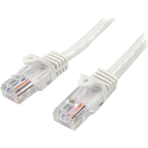 StarTech.com 7 ft White Snagless Cat5e UTP Patch Cable 45PATCH7WH