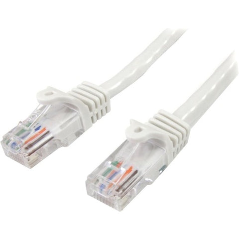 StarTech.com 7 ft White Snagless Cat5e UTP Patch Cable 45PATCH7WH