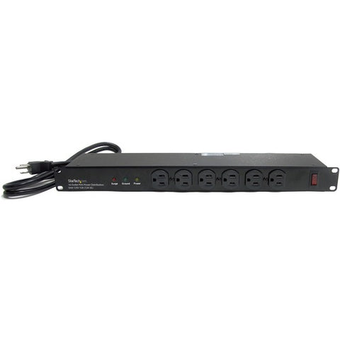 StarTech.com Rackmount PDU with 16 Outlets and SurgeProtection - 1U RKPW161915