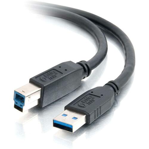 C2G 3.3ft USB A to USB B Cable - USB Type-A to Type-B Cable - Black - M/M 54173