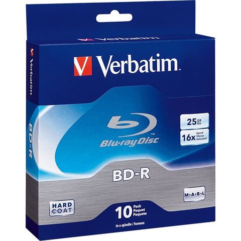 Verbatim BD-R 25GB 16X with Branded Surface - 10pk Spindle Box 97238