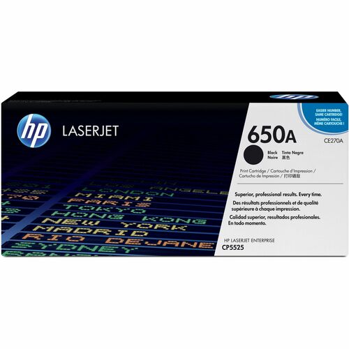 HP 650A (CE270A) Toner Cartridge CE270A