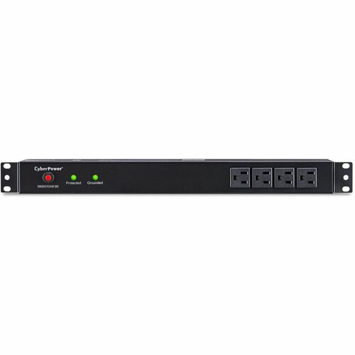 CyberPower Rackbar Surge Suppressor RM 1U RKBS15S4F8R 15A 12-Outlet RKBS15S4F8R