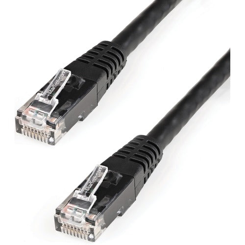 StarTech.com 15ft Black Cat6 UTP Patch Cable ETL Verified C6PATCH15BK