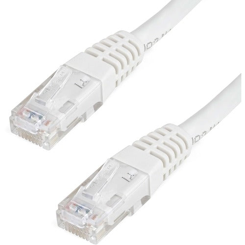 StarTech.com 100ft White Cat6 UTP Patch Cable ETL Verified C6PATCH100WH