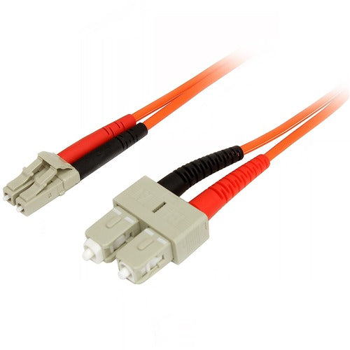 StarTech.com 1m Multimode 50/125 Duplex Fiber Patch Cable LC - SC 50FIBLCSC1