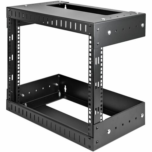 StarTech.com 8U Open Frame Wall Mount Equipment Rack - Adjustable Depth RK812WALLOA