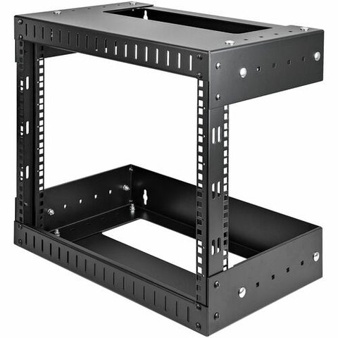 StarTech.com 8U Open Frame Wall Mount Equipment Rack - Adjustable Depth RK812WALLOA