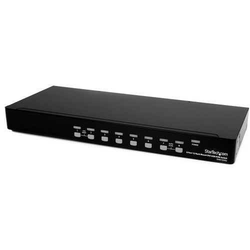 StarTech.com 8 Port 1U Rack Mount DVI USB KVM Switch SV831DVIU