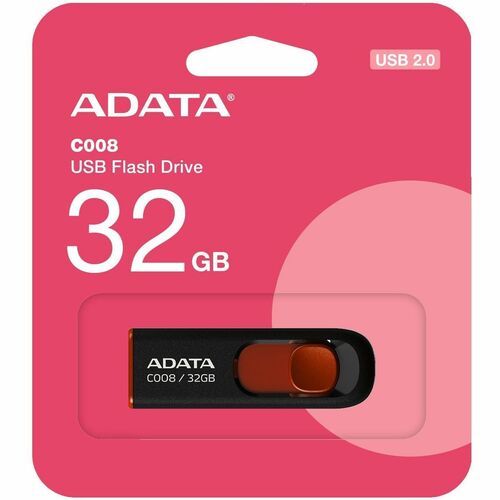 Adata C008 32GB USB 2.0 Flash Drive AC008-32G-RKD