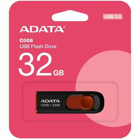 Adata C008 32GB USB 2.0 Flash Drive AC008-32G-RKD
