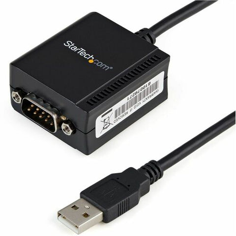 StarTech.com 1 Port FTDI USB to Serial RS232 Adapter Cable with COM Retention ICUSB2321F