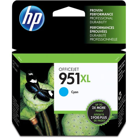 HP 951XL Cyan Officejet Ink Cartridge CN046AN#140