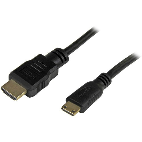 StarTech.com 1 ft High Speed HDMI&amp;reg; Cable with Ethernet- HDMI to HDMI Mini- M/M HDMIACMM1