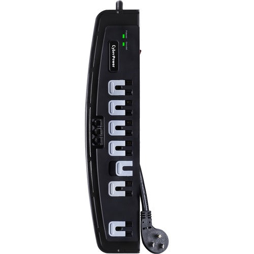 CyberPower CSP708T Professional 7-Outlets Surge Suppressor 8FT Cord and TEL CSP708T