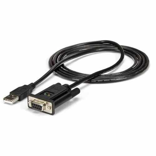 StarTech.com 1 Port USB to Null Modem RS232 DB9 Serial DCE Adapter Cable with FTDI ICUSB232FTN