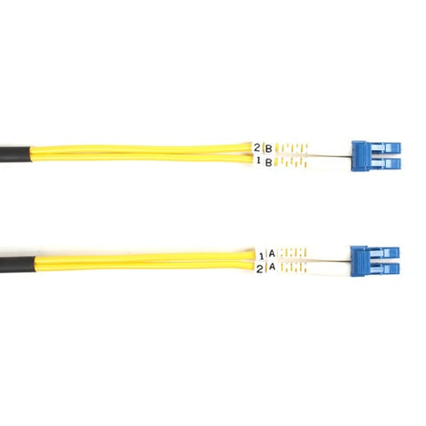 Black Box Fiber Optic Duplex Patch Network Cable FOSM-002M-LCLC