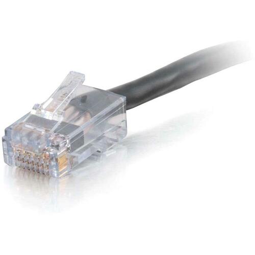 C2G 50ft Cat6 Non-Booted Unshielded Ethernet Cable - Plenum CMP-Rated - BLK 15301