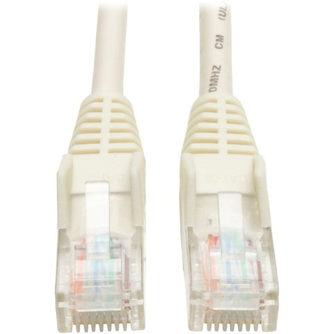 Tripp Lite by Eaton 50-ft. Cat5e 350MHz Snagless Molded Cable (RJ45 M/M) - White N001-050-WH