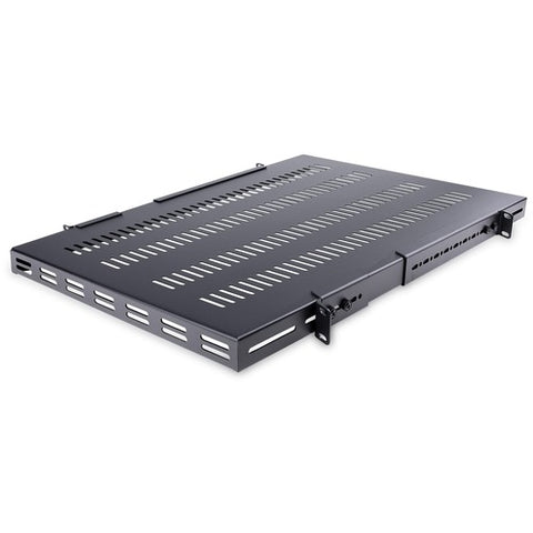 StarTech.com 1U 4-Post Adjustable Mounting Depth Heavy Duty Shelf - 27.5in/700mm Depth ADJSHELFHDV