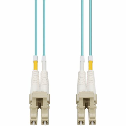 AddOn 3m LC to LC Aqua OM4 Duplex OFNR (Riser-Rated) Fiber Patch Cable ADD-LC-LC-3M5OM4