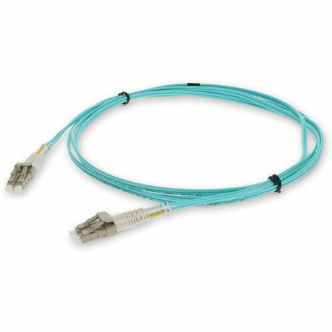 AddOn 0.5m Laser-Optimized Multi-Mode fiber (LOMM) Duplex LC/LC OM3 Aqua Patch Cable ADD-LC-LC-0.5M5OM3